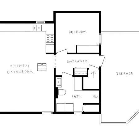 200m To Torgalmenningen & 20 Sqm Terrace * ברגן