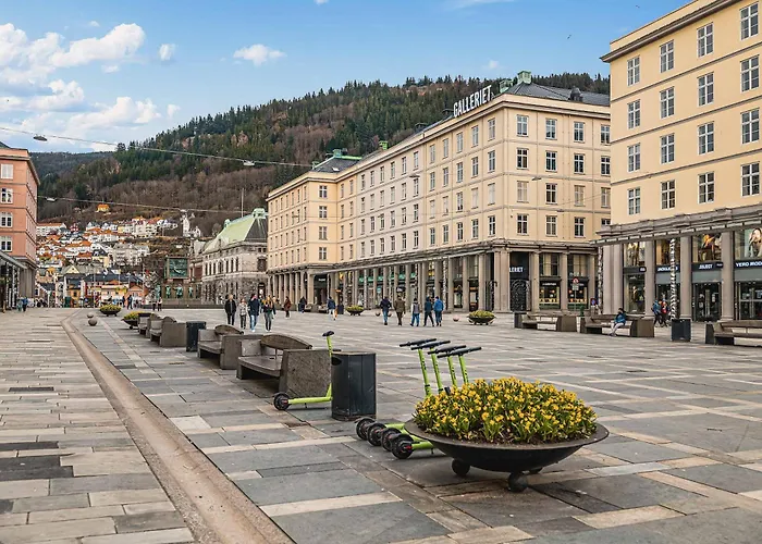 Apartament 200m To Torgalmenningen & 20 Sqm Terrace